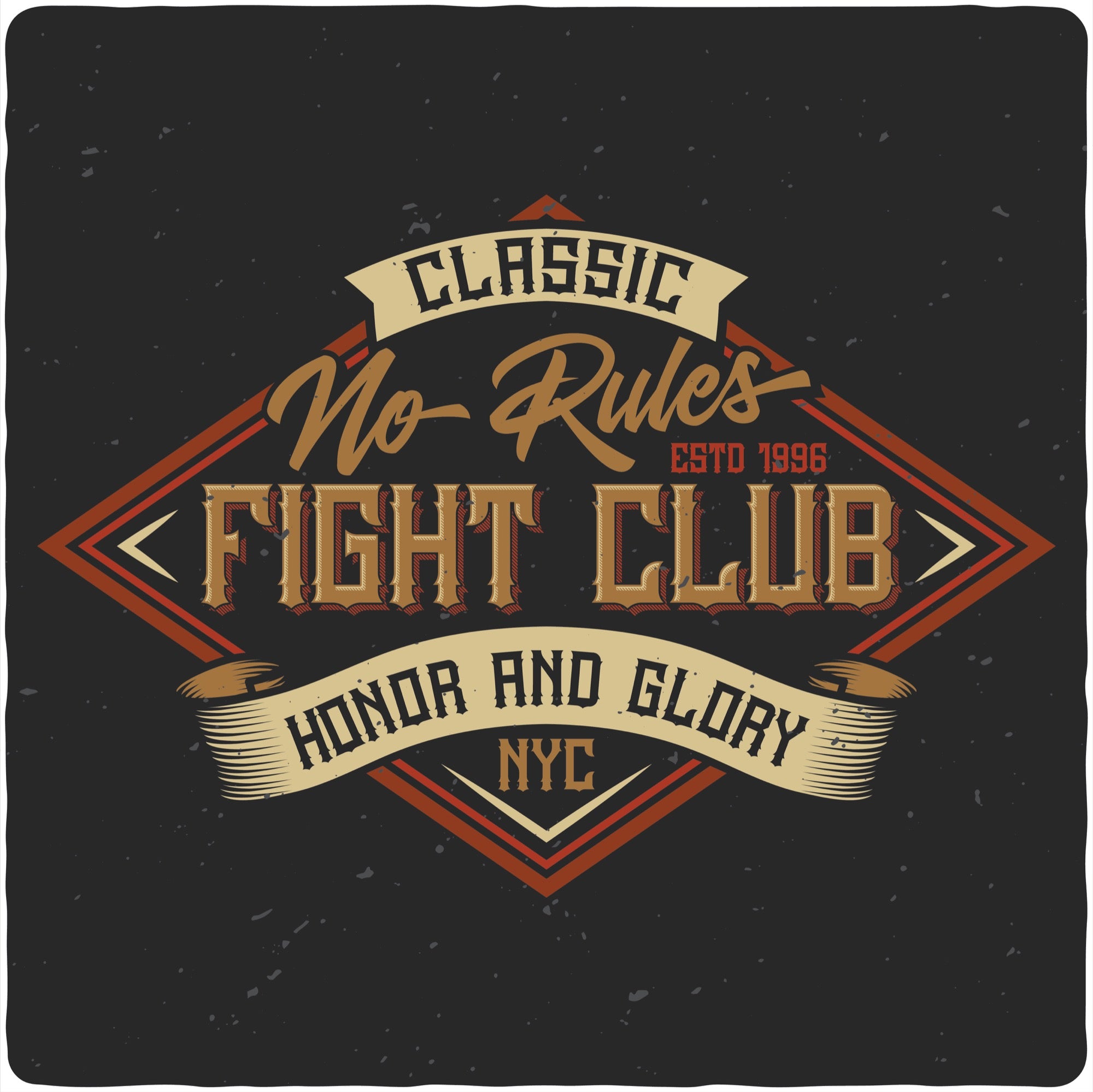 Fight Club Men's Bamboo Viscose/Organic Cotton Short Sleeve Graphic T-Shirt - The7Letter