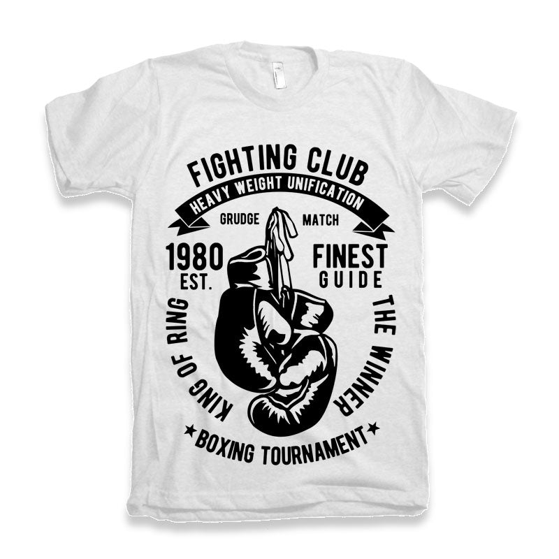 Fighting Club Men's Bamboo Viscose/Organic Cotton Short Sleeve Graphic T-Shirt - The7Letter