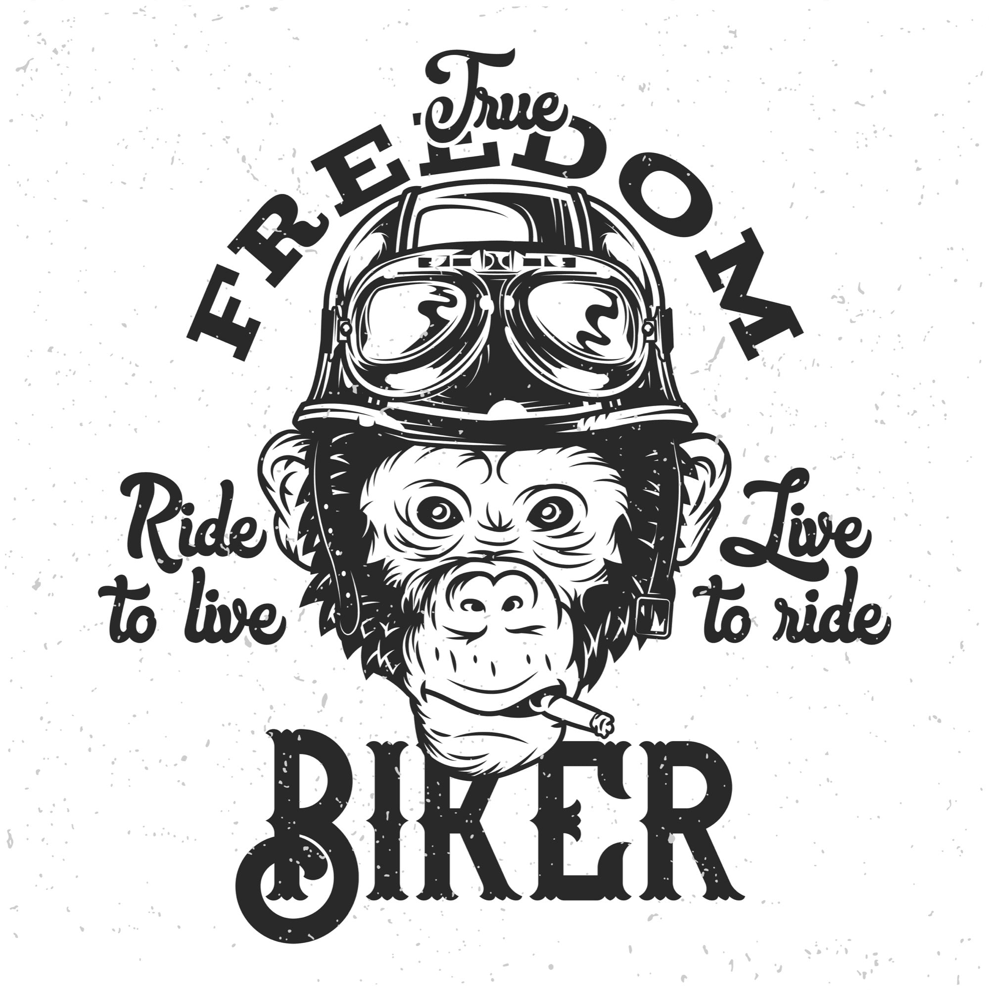 Freedom Biker Men's Bamboo Viscose/Organic Cotton Short Sleeve Graphic T-Shirt - The7Letter