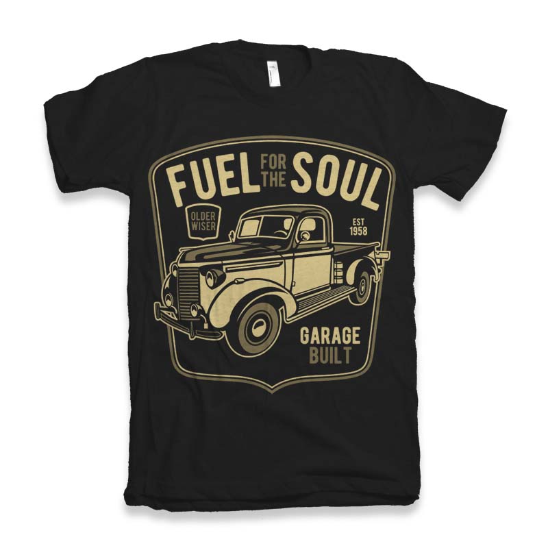 Fuel For The Soul Men's Bamboo Viscose/Organic Cotton Short Sleeve Graphic T-Shirt - The7Letter