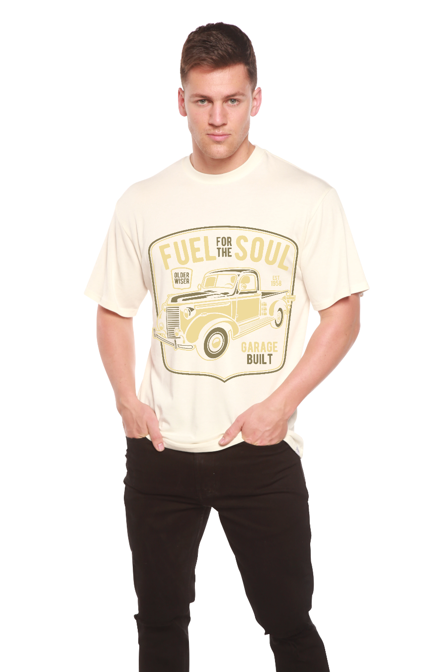 Fuel For The Soul Men's Bamboo Viscose/Organic Cotton Short Sleeve Graphic T-Shirt - The7Letter