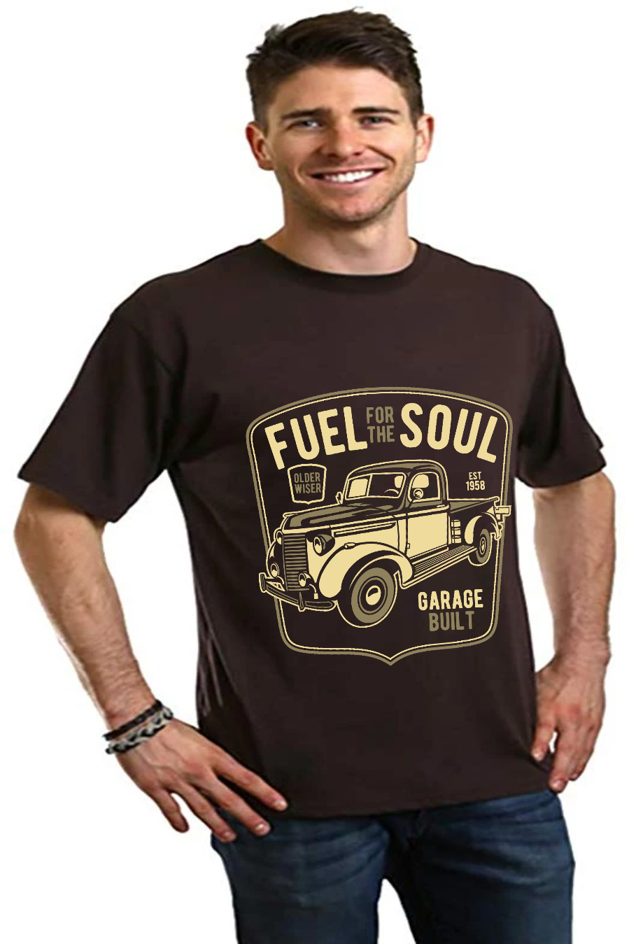 Fuel For The Soul Men's Bamboo Viscose/Organic Cotton Short Sleeve Graphic T-Shirt - The7Letter
