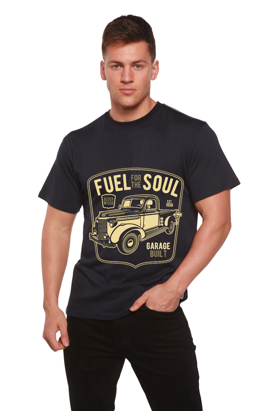 Fuel For The Soul Men's Bamboo Viscose/Organic Cotton Short Sleeve Graphic T-Shirt - The7Letter