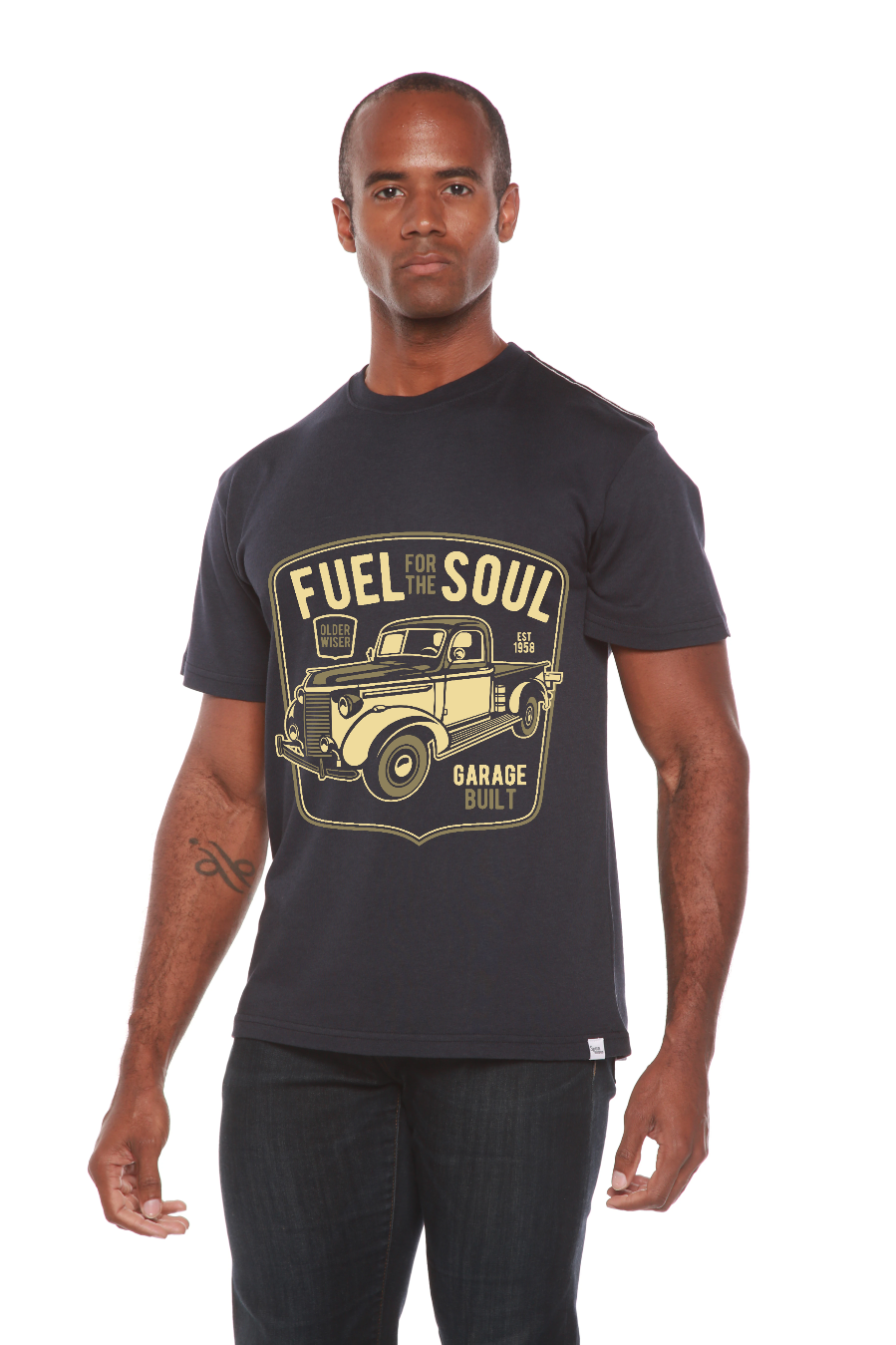 Fuel For The Soul Men's Bamboo Viscose/Organic Cotton Short Sleeve Graphic T-Shirt - The7Letter