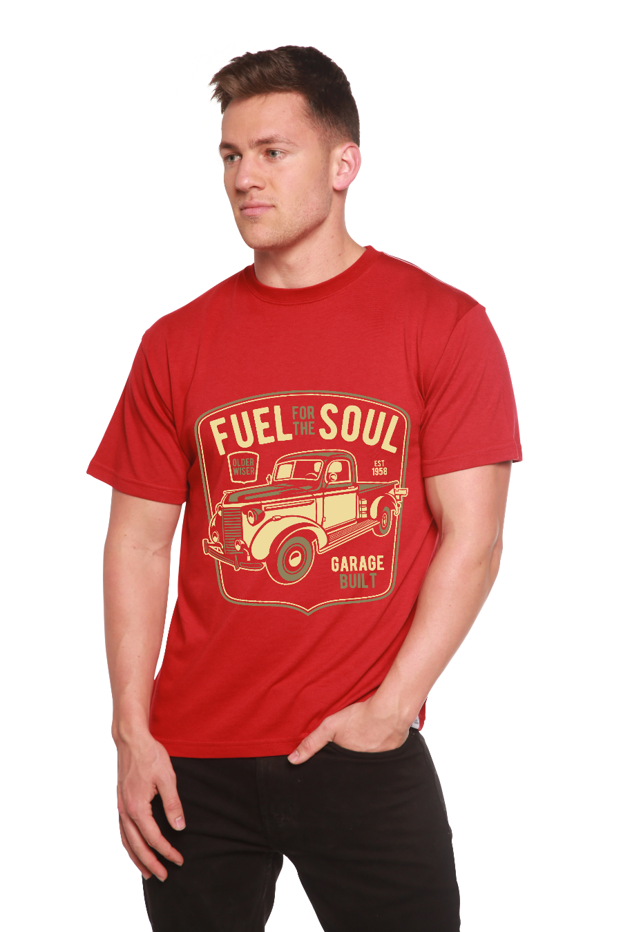 Fuel For The Soul Men's Bamboo Viscose/Organic Cotton Short Sleeve Graphic T-Shirt - The7Letter