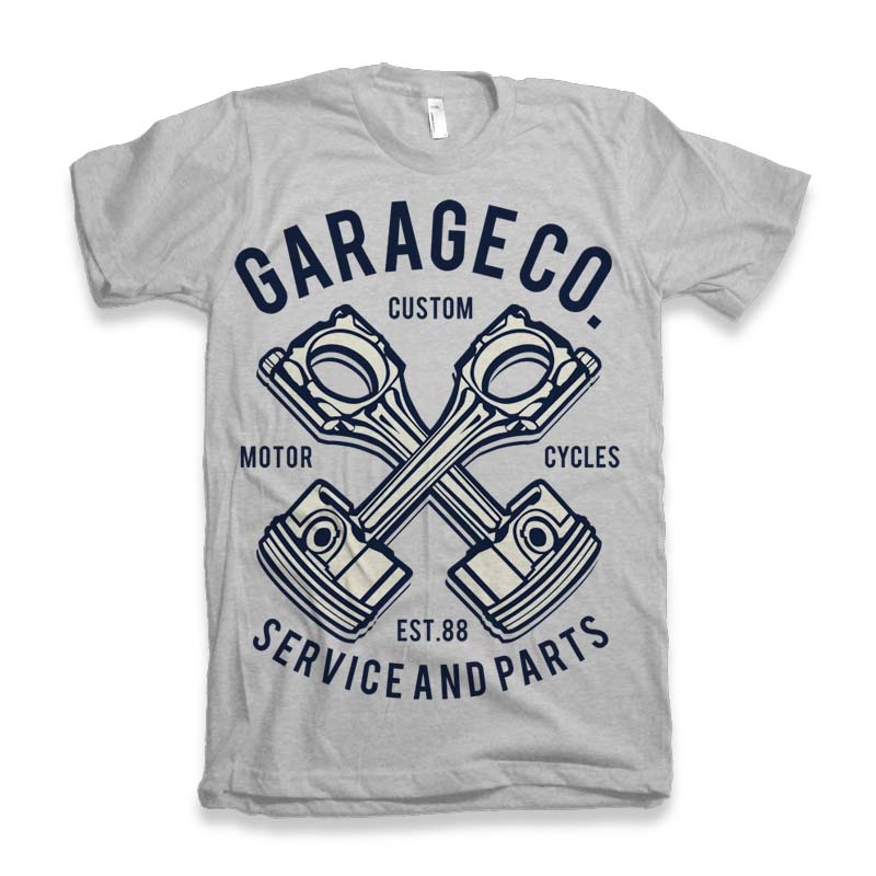 Garage Co Men's Bamboo Viscose/Organic Cotton Short Sleeve Graphic T-Shirt - The7Letter