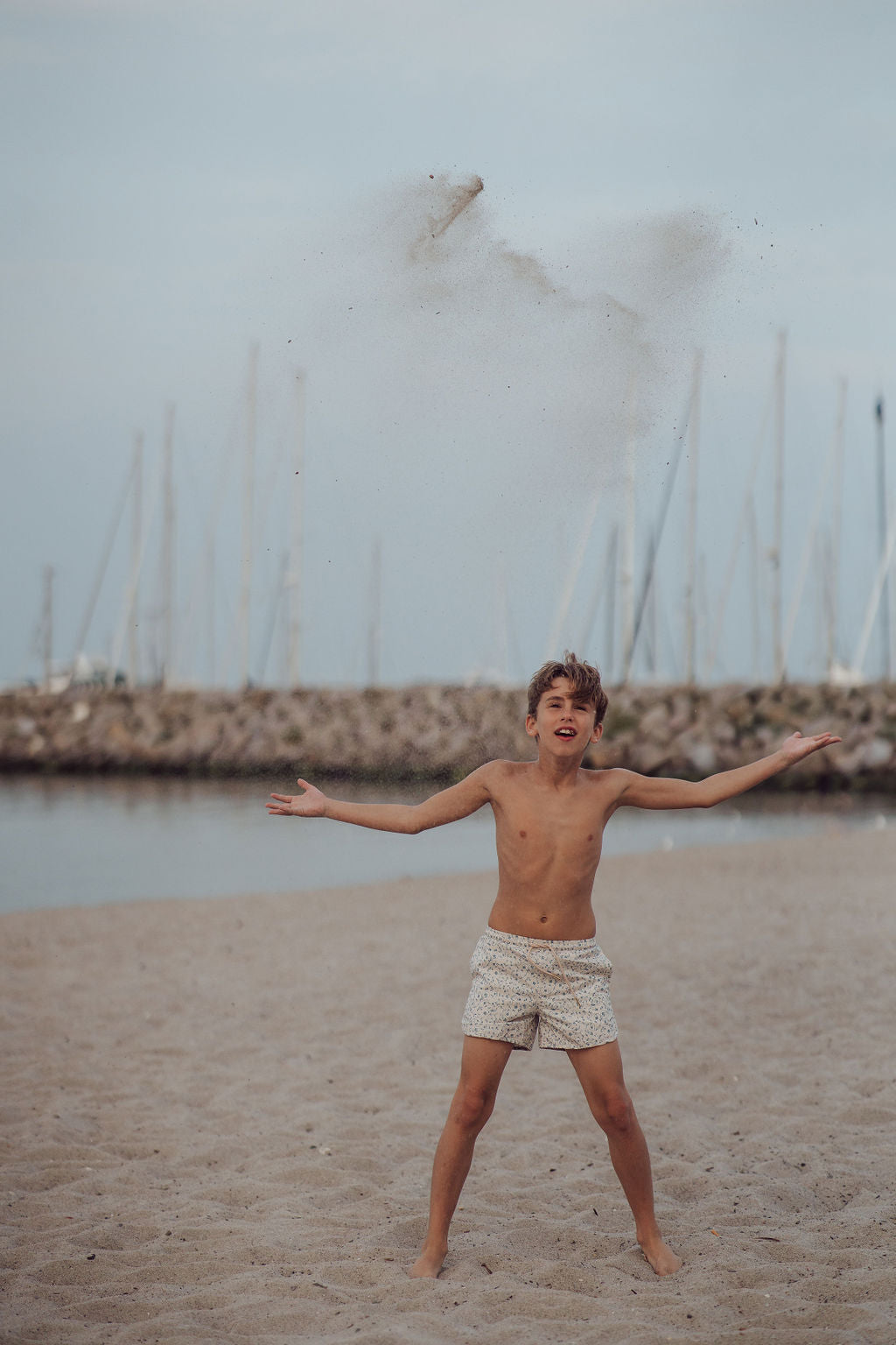 Swim Trunks | UPF + Recycled - Scandi Floral - The7Letter