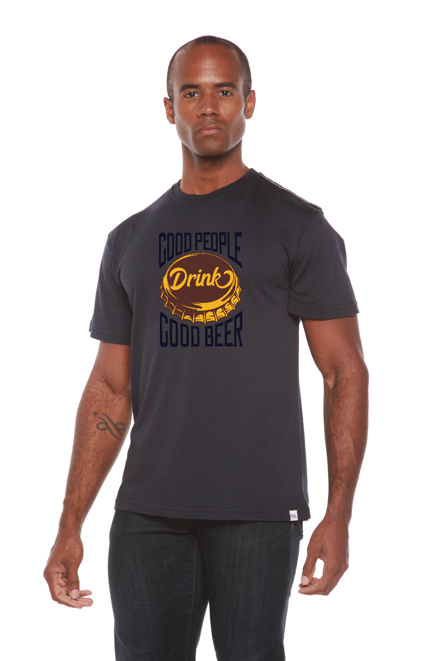 Good People Men's Bamboo Viscose/Organic Cotton Short Sleeve Graphic T-Shirt - The7Letter