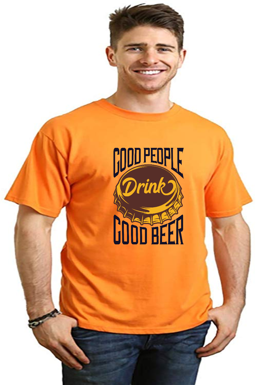 Good People Men's Bamboo Viscose/Organic Cotton Short Sleeve Graphic T-Shirt - The7Letter