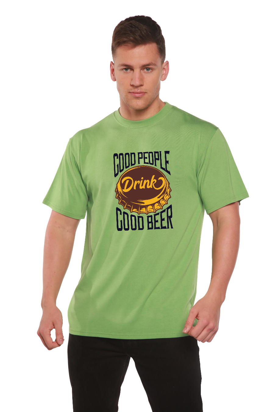 Good People Men's Bamboo Viscose/Organic Cotton Short Sleeve Graphic T-Shirt - The7Letter