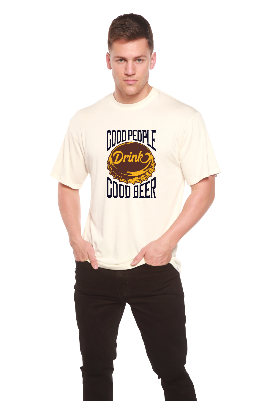Good People Men's Bamboo Viscose/Organic Cotton Short Sleeve Graphic T-Shirt - The7Letter