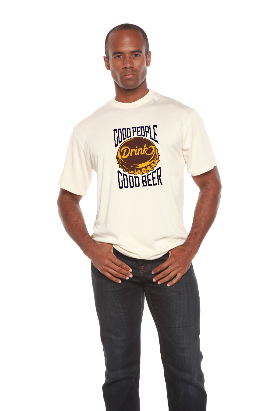 Good People Men's Bamboo Viscose/Organic Cotton Short Sleeve Graphic T-Shirt - The7Letter