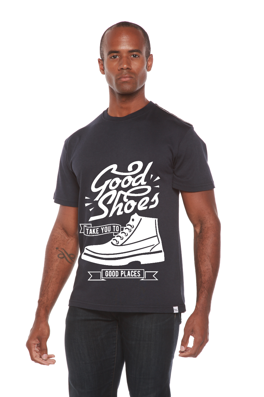 Good Shoes Men's Bamboo Viscose/Organic Cotton Short Sleeve Graphic T-Shirt - The7Letter