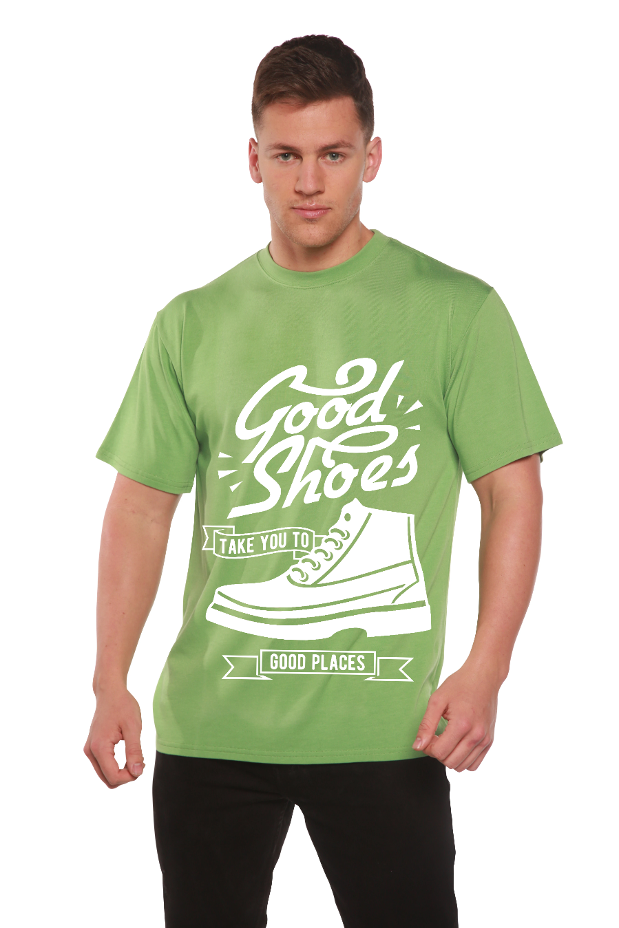 Good Shoes Men's Bamboo Viscose/Organic Cotton Short Sleeve Graphic T-Shirt - The7Letter