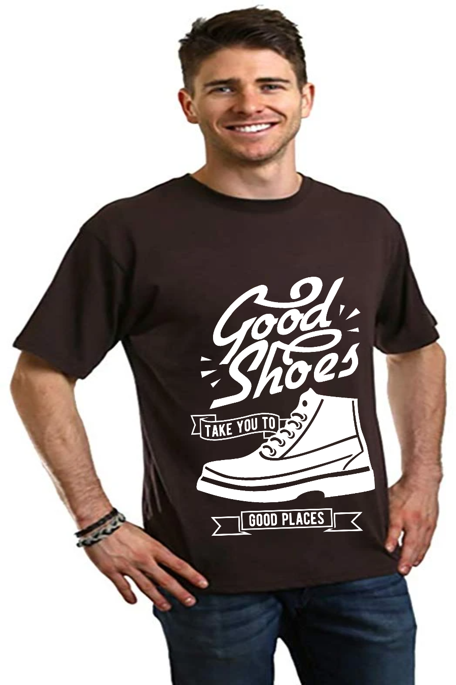 Good Shoes Men's Bamboo Viscose/Organic Cotton Short Sleeve Graphic T-Shirt - The7Letter