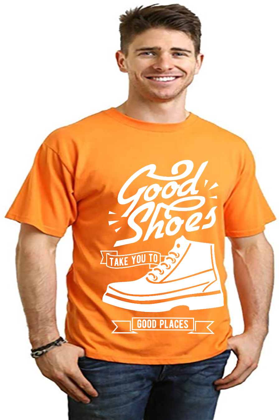 Good Shoes Men's Bamboo Viscose/Organic Cotton Short Sleeve Graphic T-Shirt - The7Letter