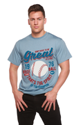 Great Baseball Men's Bamboo Viscose/Organic Cotton Short Sleeve Graphic T-Shirt - The7Letter