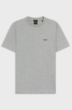 Boss Green Contrast Logo Tee - Grey
