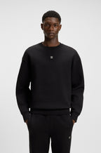 Hugo Boss Dettil Rundhals-Pullover – Schwarz