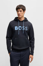 Sweat à capuche à logo Boss Soody Tape - Marine