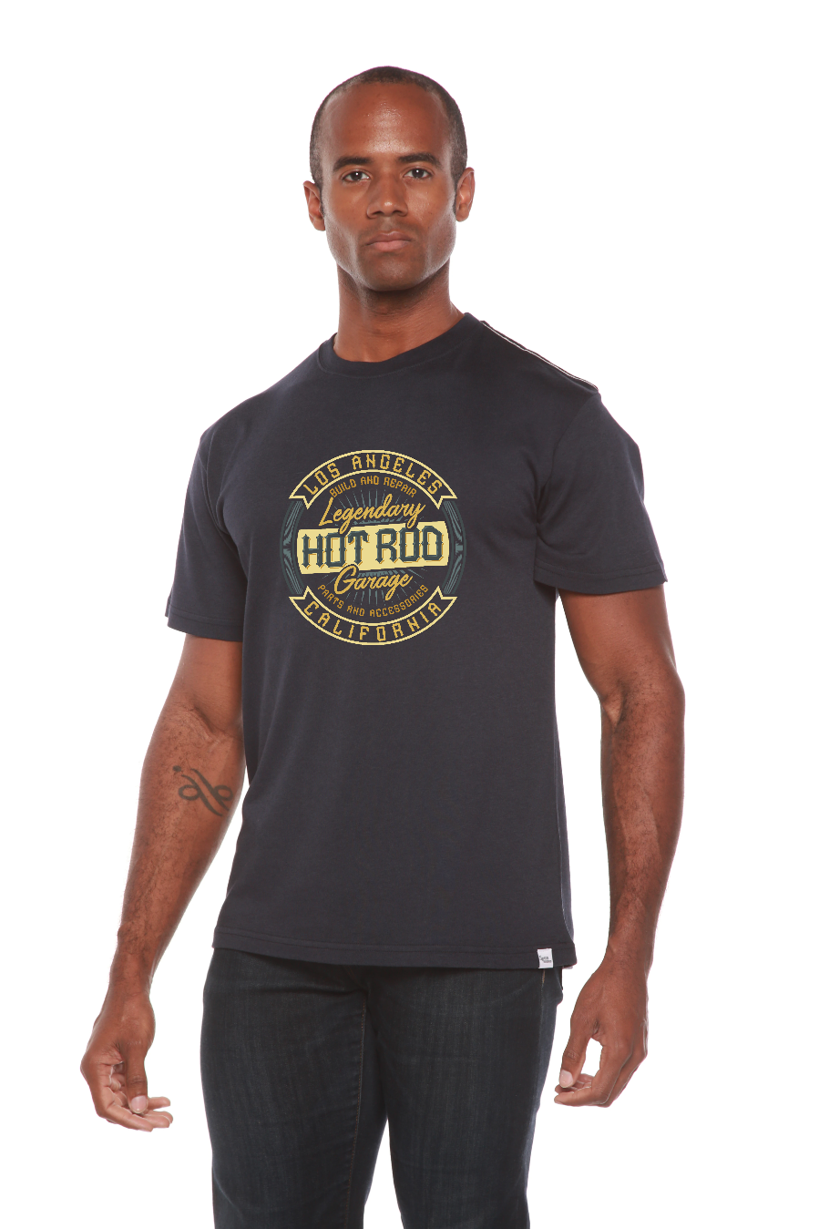 HOT ROO Men's Bamboo Viscose/Organic Cotton Short Sleeve Graphic T-Shirt - The7Letter