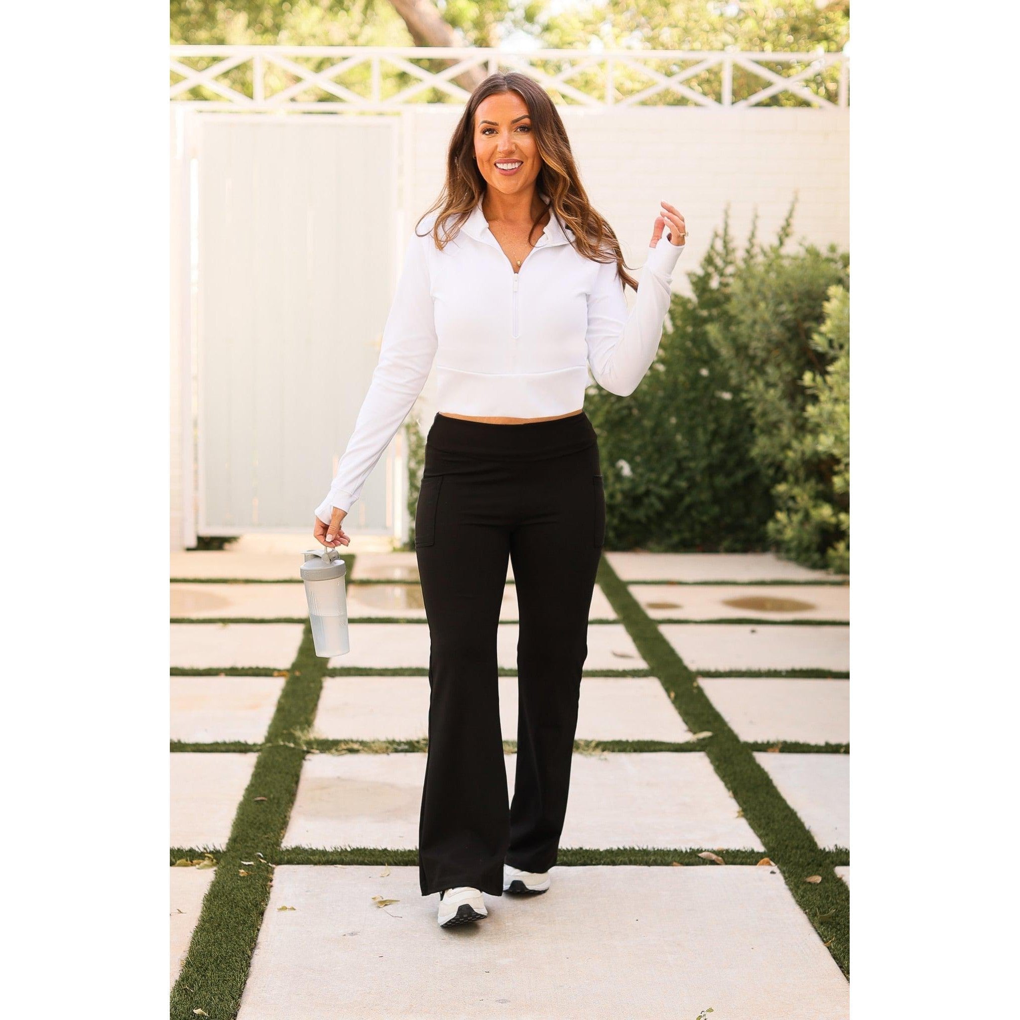 Vanessa - Legging bootcut noir - 27