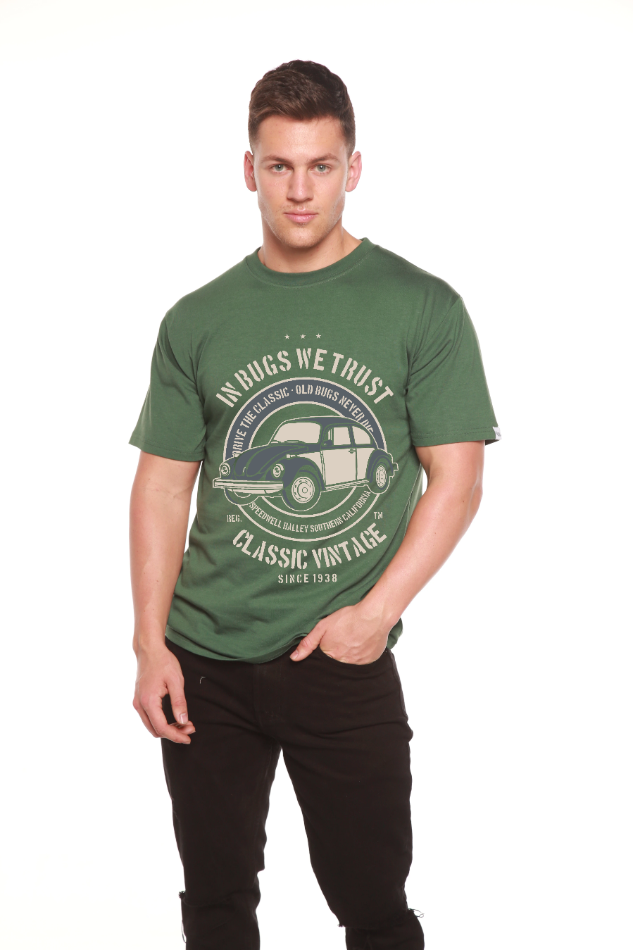 In Bugs We Men's Bamboo Viscose/Organic Cotton Short Sleeve Graphic T-Shirt - The7Letter