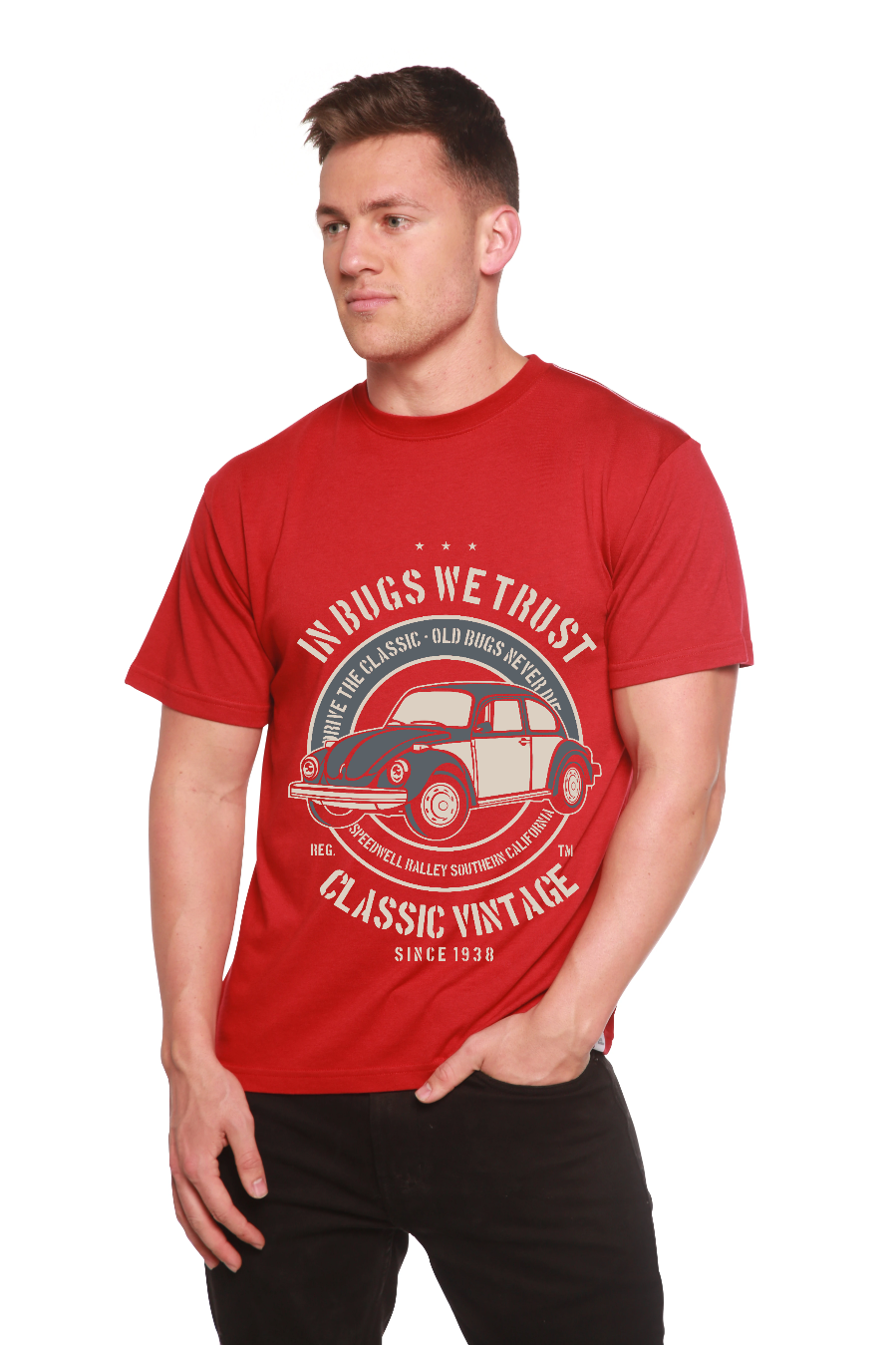 In Bugs We Men's Bamboo Viscose/Organic Cotton Short Sleeve Graphic T-Shirt - The7Letter