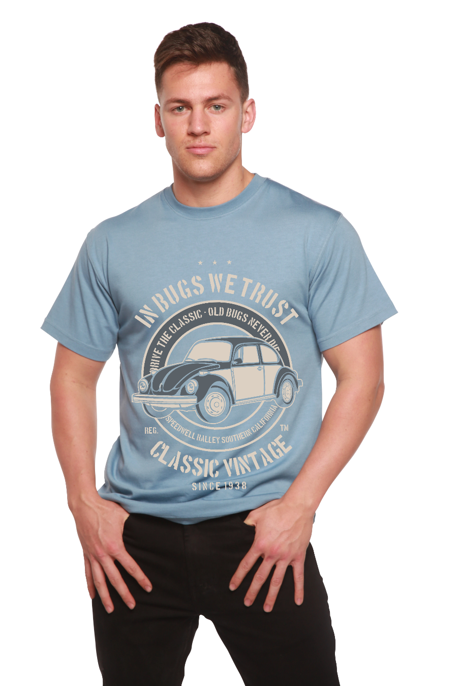 In Bugs We Men's Bamboo Viscose/Organic Cotton Short Sleeve Graphic T-Shirt - The7Letter