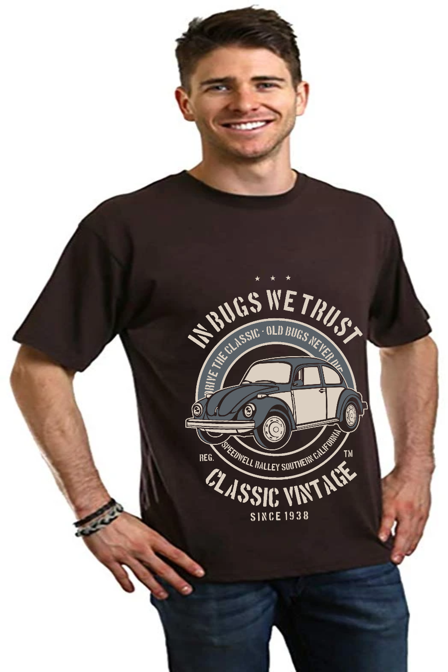 In Bugs We Men's Bamboo Viscose/Organic Cotton Short Sleeve Graphic T-Shirt - The7Letter