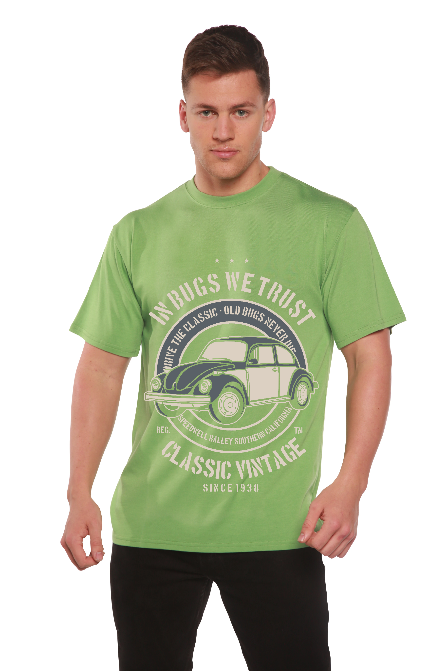 In Bugs We Men's Bamboo Viscose/Organic Cotton Short Sleeve Graphic T-Shirt - The7Letter