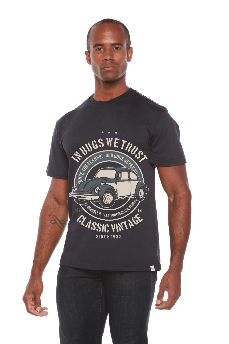 In Bugs We Men's Bamboo Viscose/Organic Cotton Short Sleeve Graphic T-Shirt - The7Letter