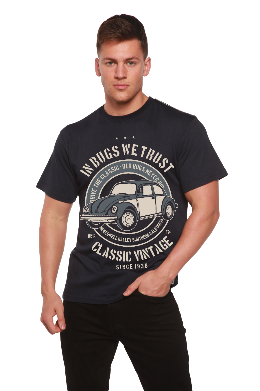 In Bugs We Men's Bamboo Viscose/Organic Cotton Short Sleeve Graphic T-Shirt - The7Letter