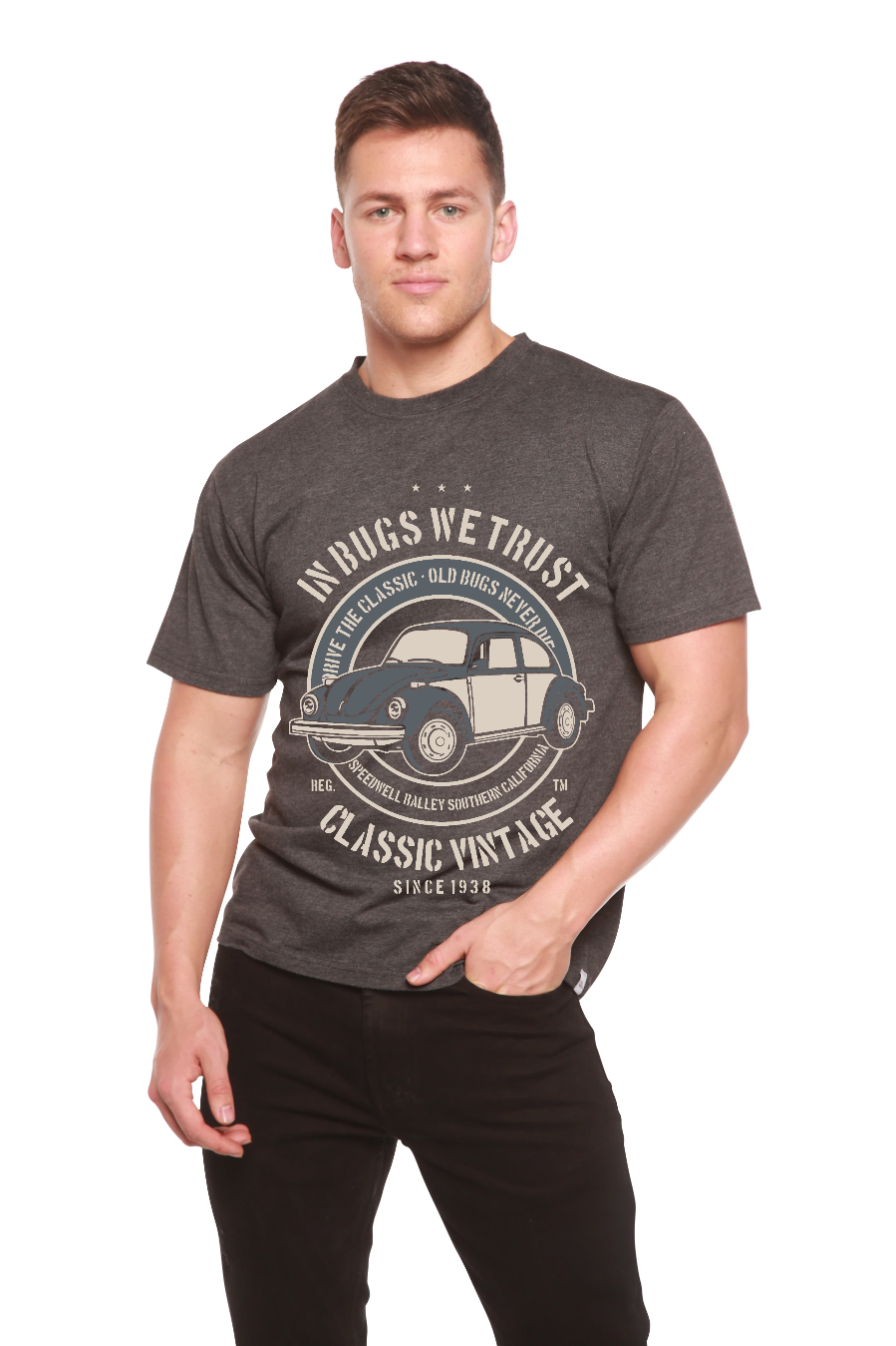 In Bugs We Men's Bamboo Viscose/Organic Cotton Short Sleeve Graphic T-Shirt - The7Letter