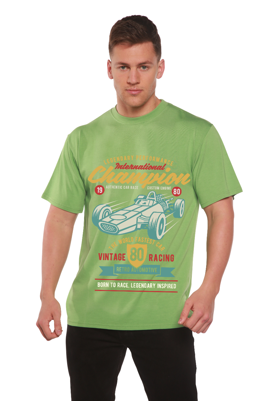 International Champion Men's Bamboo Viscose/Organic Cotton Short Sleeve Graphic T-Shirt - The7Letter