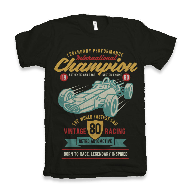 International Champion Men's Bamboo Viscose/Organic Cotton Short Sleeve Graphic T-Shirt - The7Letter