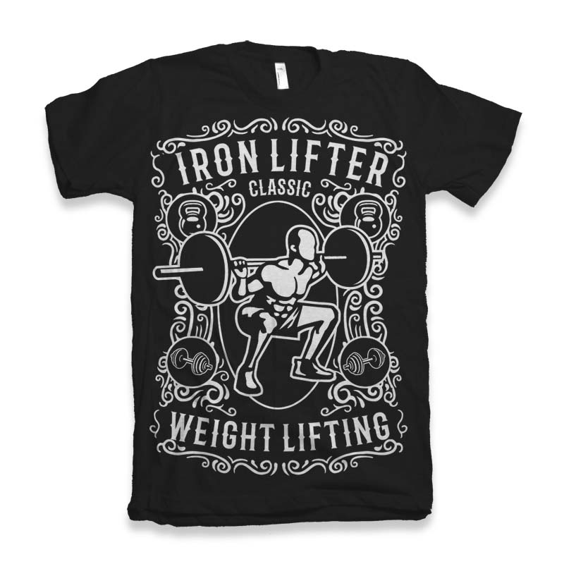 Iron Lifter Men's Bamboo Viscose/Organic Cotton Short Sleeve Graphic T-Shirt - The7Letter