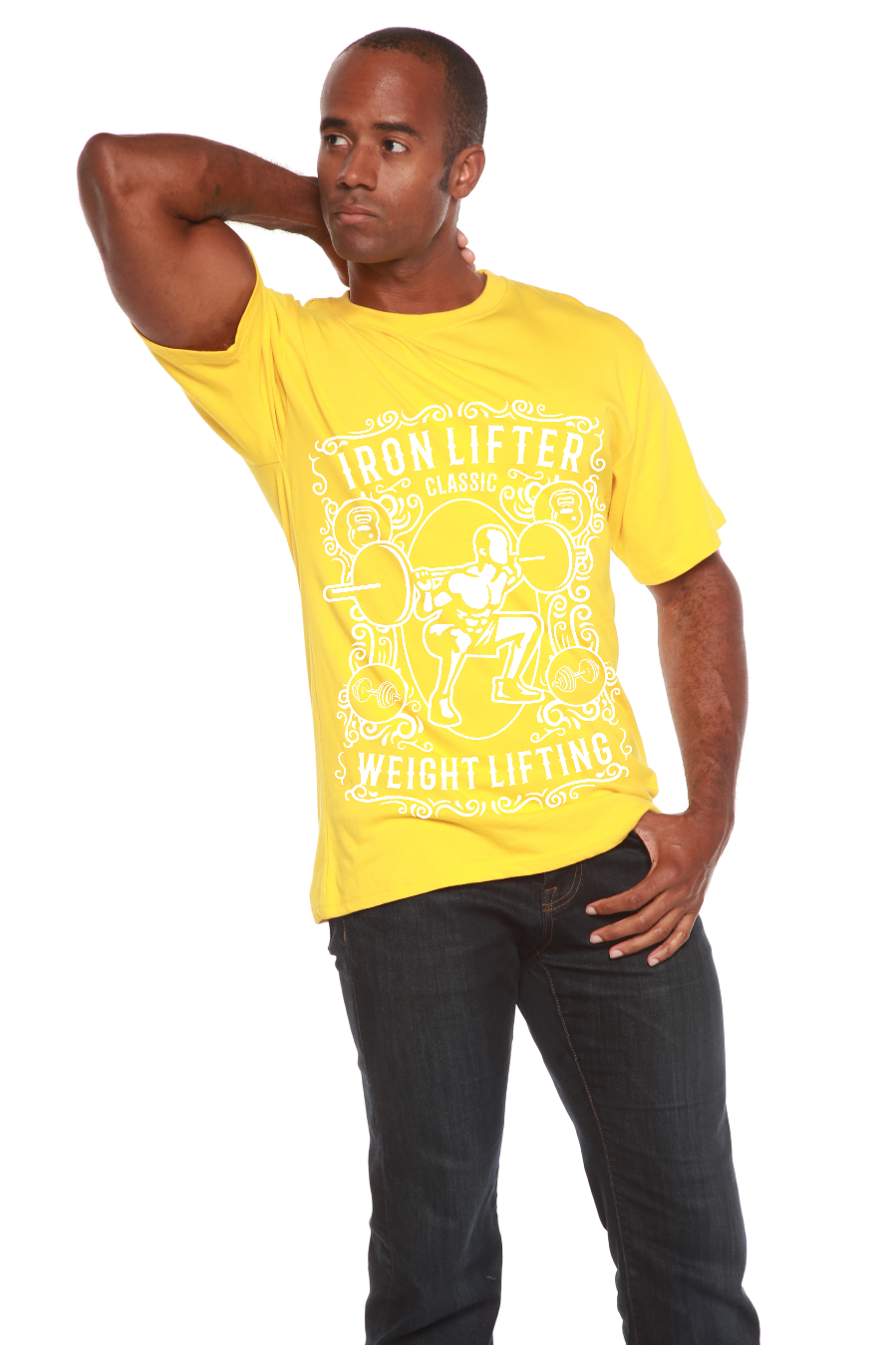 Iron Lifter Men's Bamboo Viscose/Organic Cotton Short Sleeve Graphic T-Shirt - The7Letter