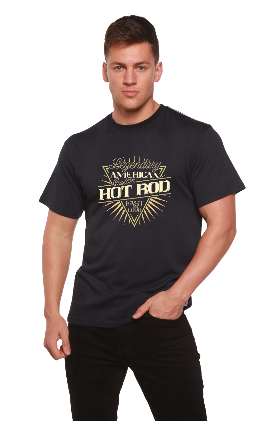 Legendary American Men's Bamboo Viscose/Organic Cotton Short Sleeve Graphic T-Shirt - The7Letter