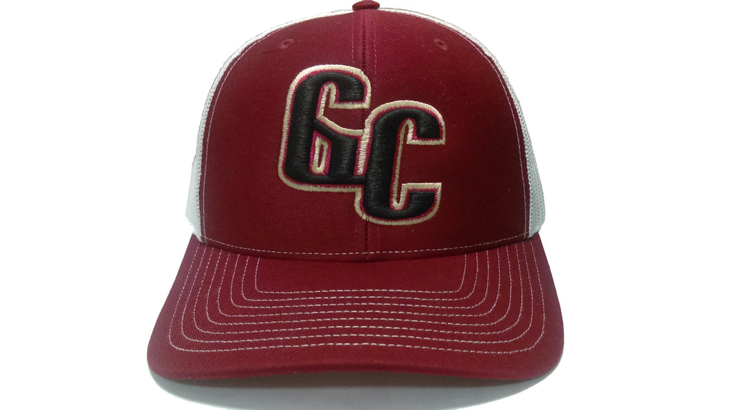 Casquette Gigantes del Cibao GC | Baseball dominicain LIDOM – Trucker bordeaux snapback