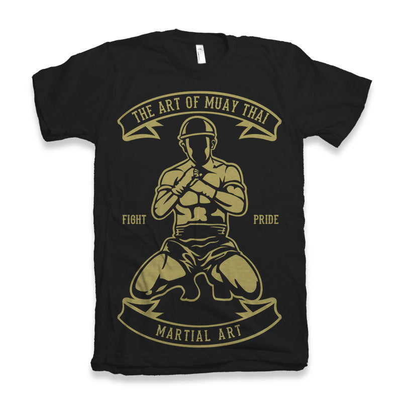 Martial Art Men's Bamboo Viscose/Organic Cotton Short Sleeve Graphic T-Shirt - The7Letter