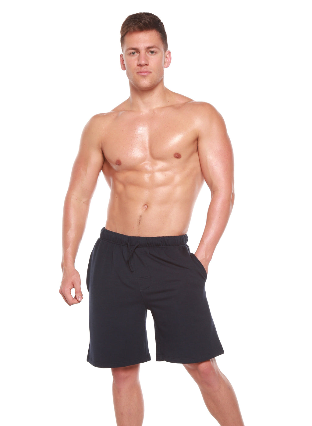 Clearance Men's Bamboo Viscose Fleece Lounge Shorts - The7Letter