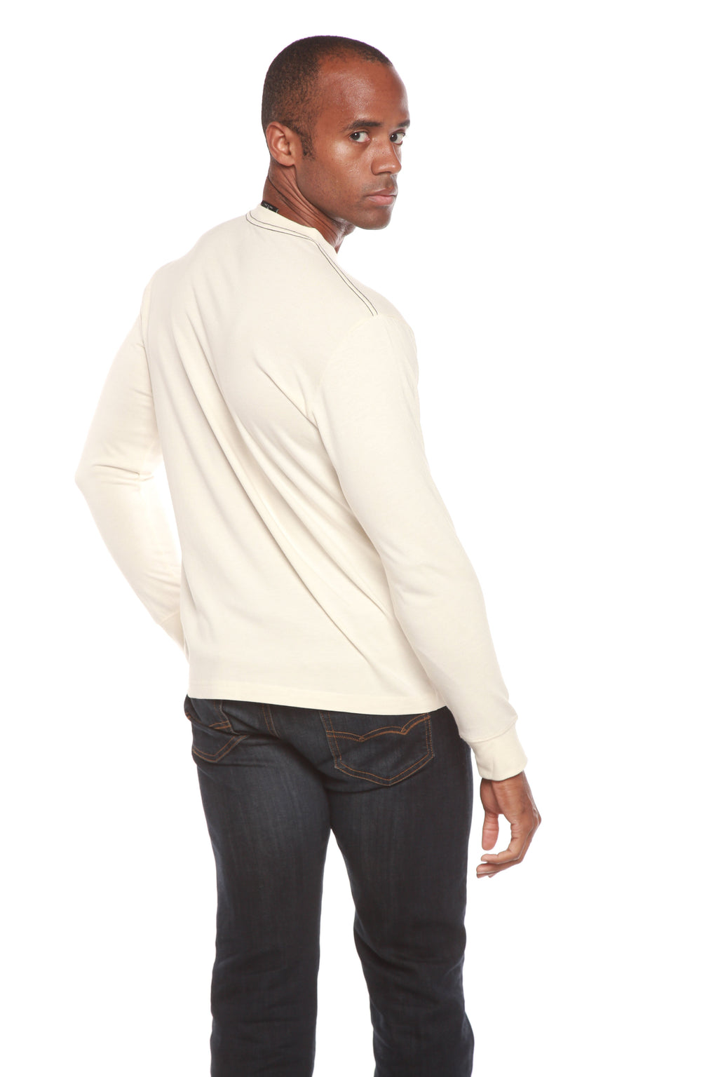 Custom Printed Men's Bamboo Viscose/Organic Cotton Long Sleeve T-Shirt - The7Letter