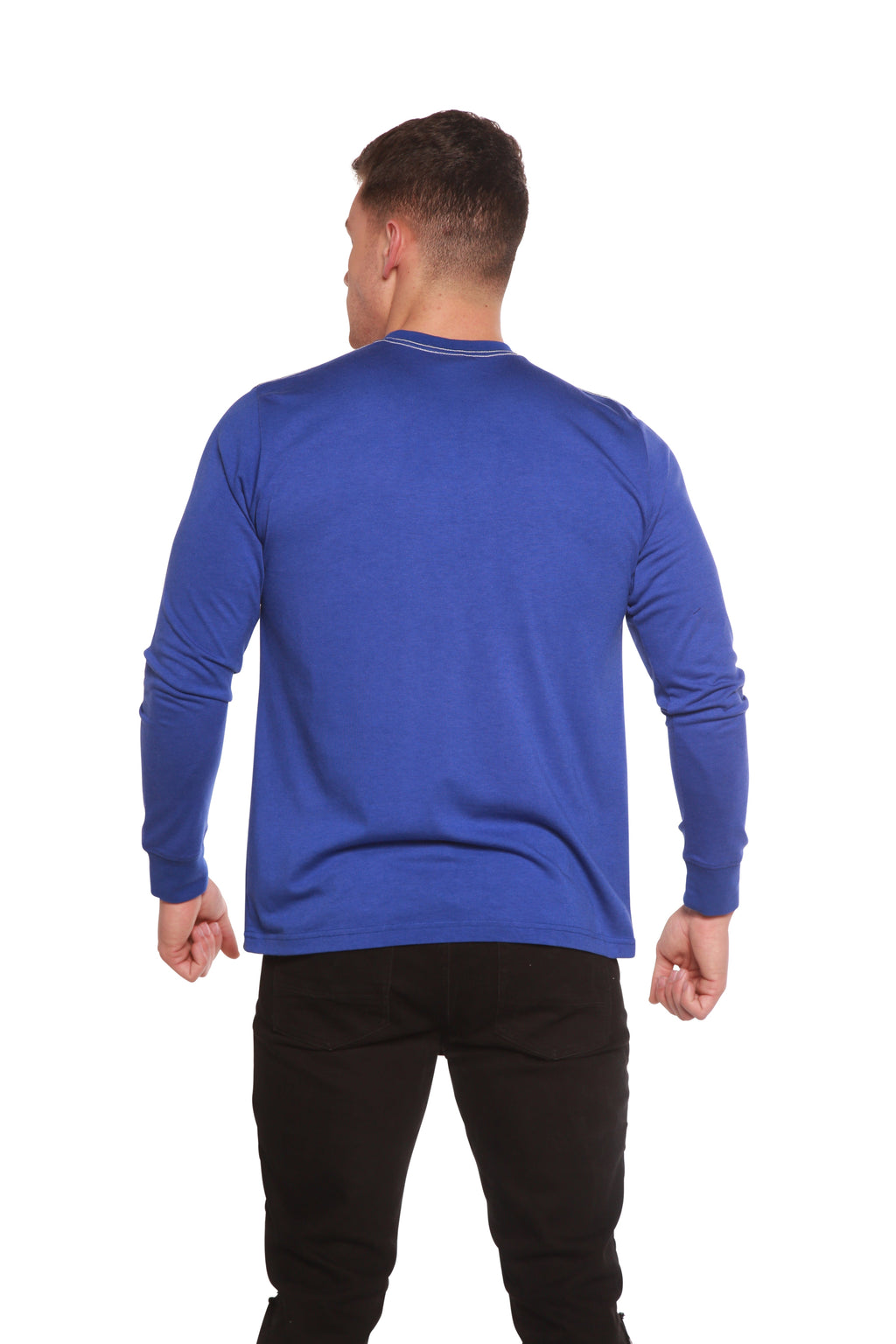 Custom Printed Men's Bamboo Viscose/Organic Cotton Long Sleeve T-Shirt - The7Letter