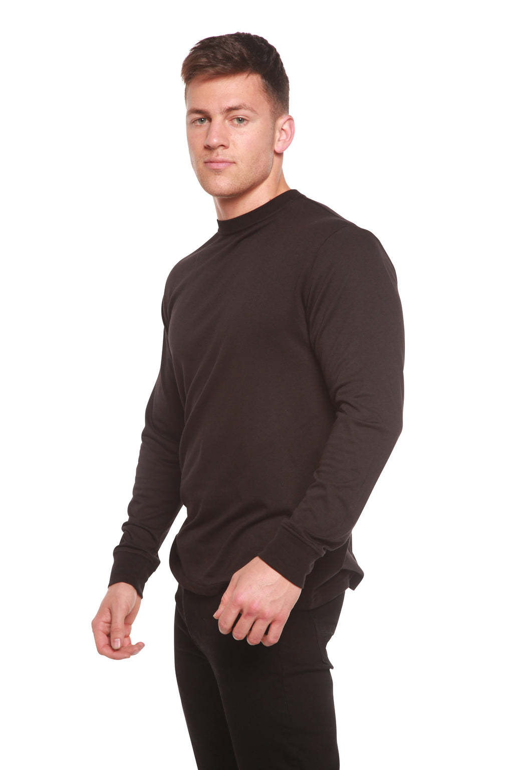 Custom Printed Men's Bamboo Viscose/Organic Cotton Long Sleeve T-Shirt - The7Letter