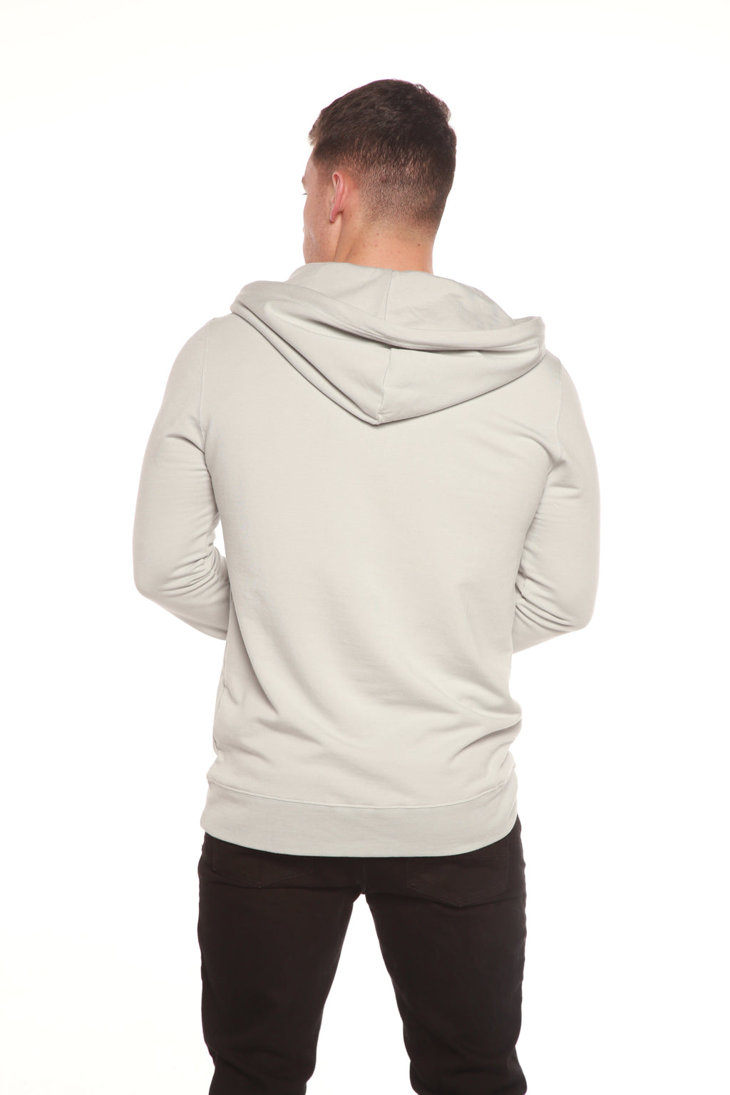 Men's Henley Style Bamboo Viscose Fleece Hoodie - The7Letter