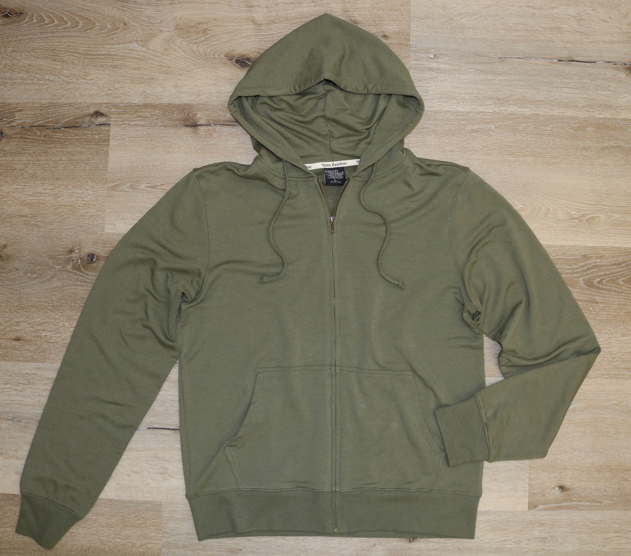 Men's Eco-Smart Full-Zip Bamboo Viscose Hoodie - The7Letter