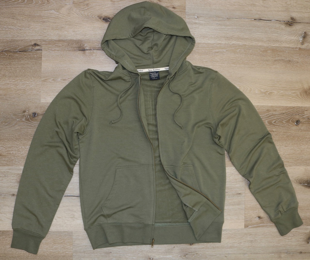 Men's Eco-Smart Full-Zip Bamboo Viscose Hoodie - The7Letter
