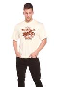 Motorcycles Garage Men's Bamboo Viscose/Organic Cotton Short Sleeve Graphic T-Shirt - The7Letter