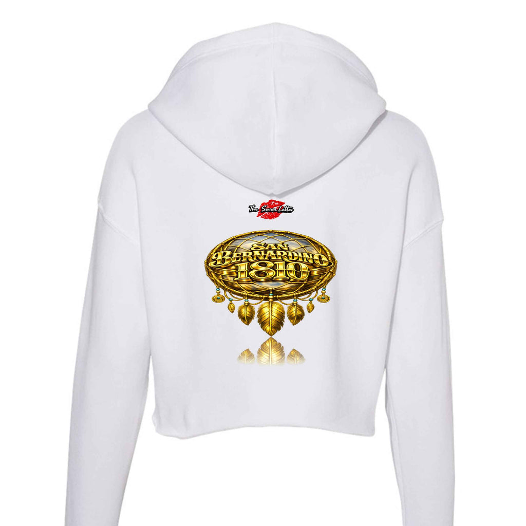 the7 letter Ladies' Cropped Fleece Hoodie— Premium Street‑Luxury Streetwear by THE7LETTER